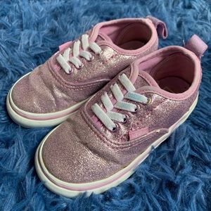 Sparkly Toddler Girl 7.5 Vans